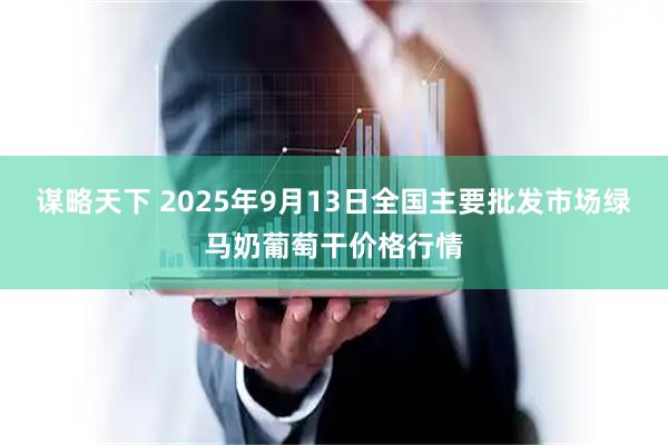 谋略天下 2025年9月13日全国主要批发市场绿马奶葡萄干价格行情