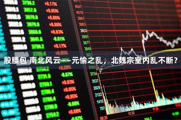 股腰包 南北风云——元愉之乱，北魏宗室内乱不断？