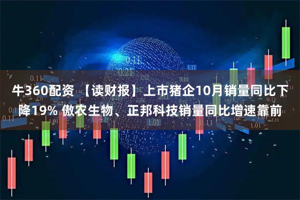 牛360配资 【读财报】上市猪企10月销量同比下降19% 傲农生物、正邦科技销量同比增速靠前